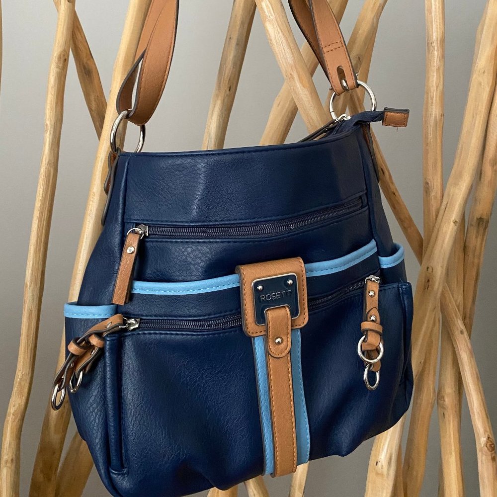 LIKE NEW! Rosetti Blue Crossbody Purse